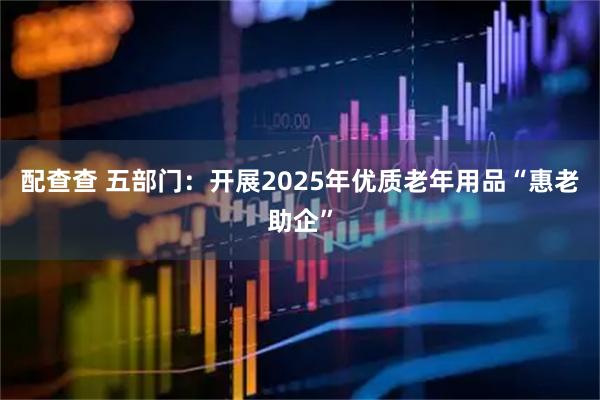 配查查 五部门：开展2025年优质老年用品“惠老助企”